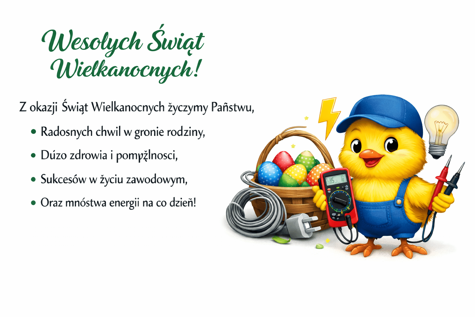 Życzenia Wielkanocne Elgra Bytom